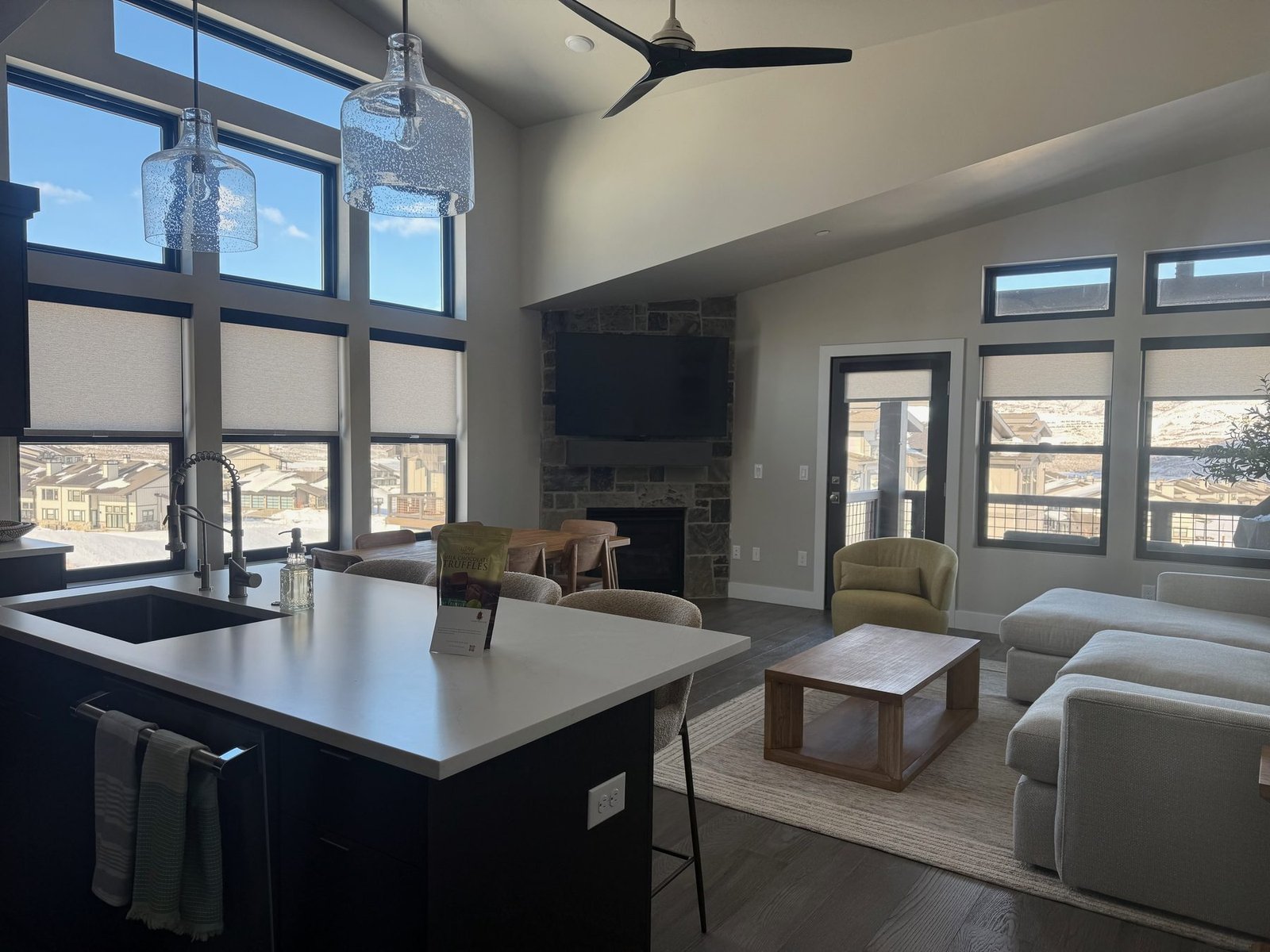 Completed turnover — living area