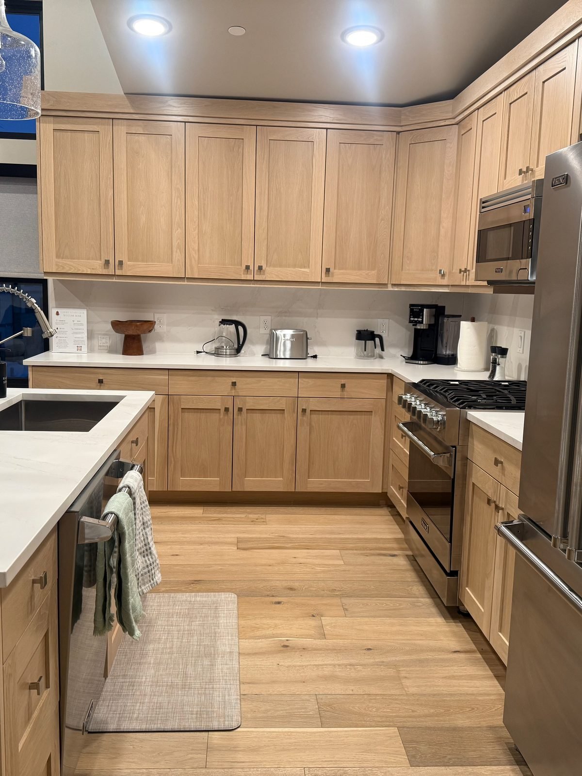 Completed turnover — kitchen