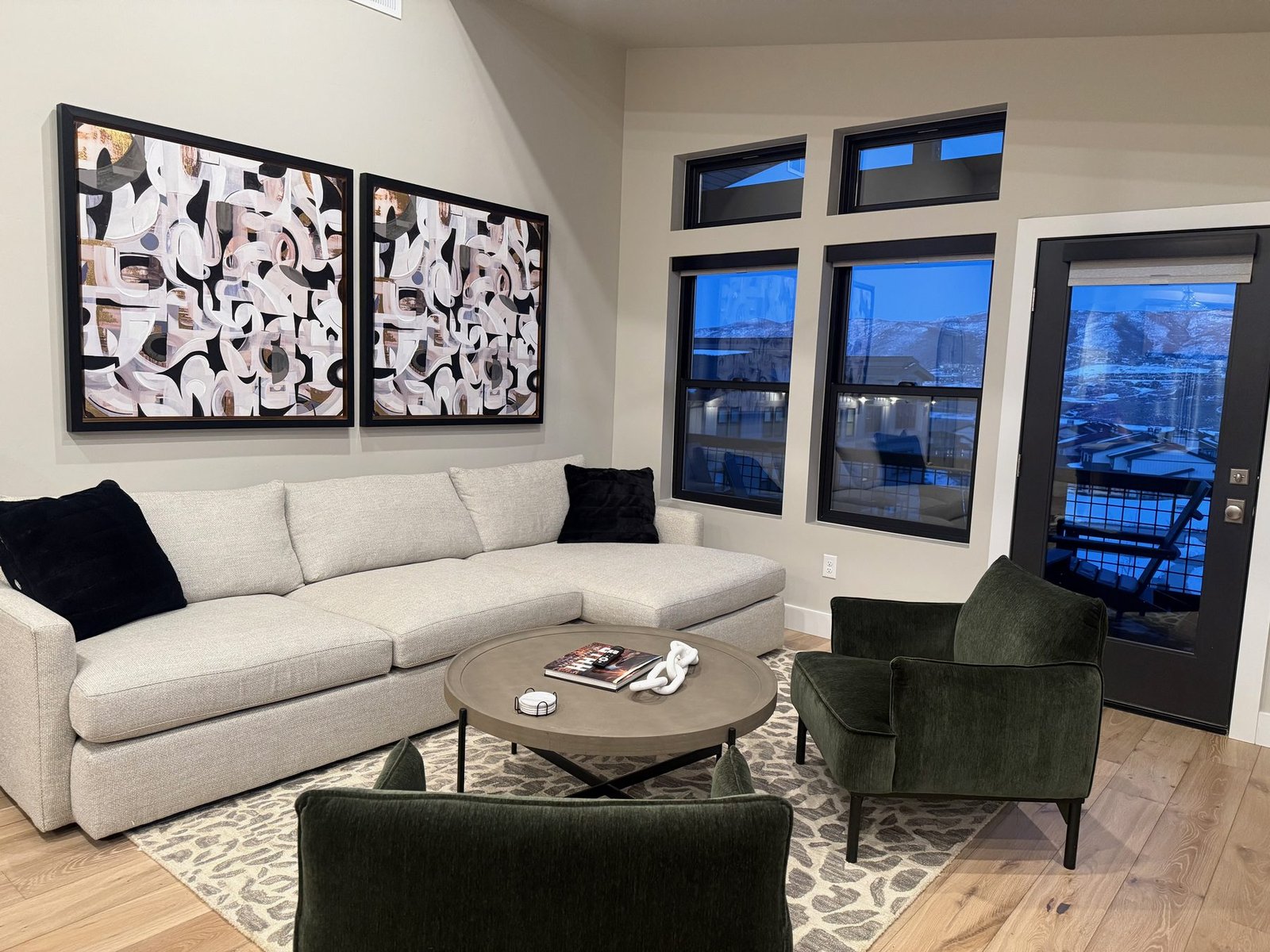 Completed turnover — great room
